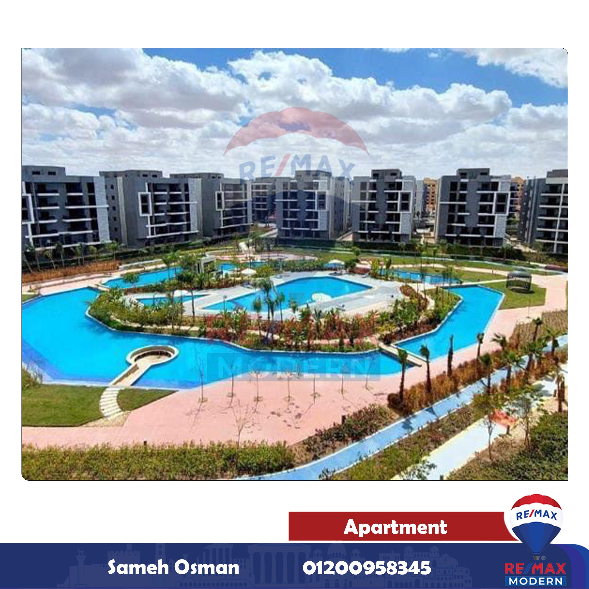 For sale apartment (111m + 56m garden) - Sun Capital Compound - Price 4,500,000 EGP